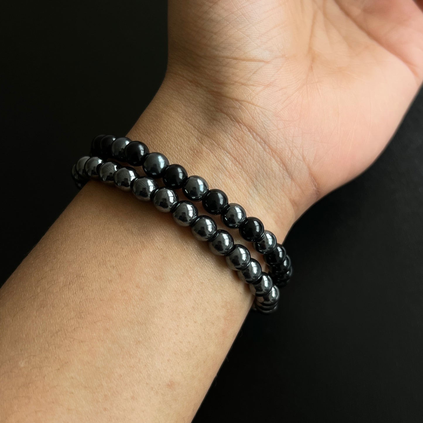 Hematite and Black Obsidian - 16cm