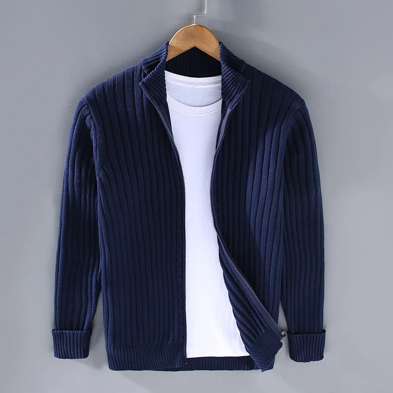 Marco men's cotton zip cardigan