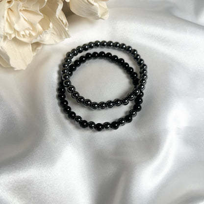 Hematite and Black Obsidian - 18cm