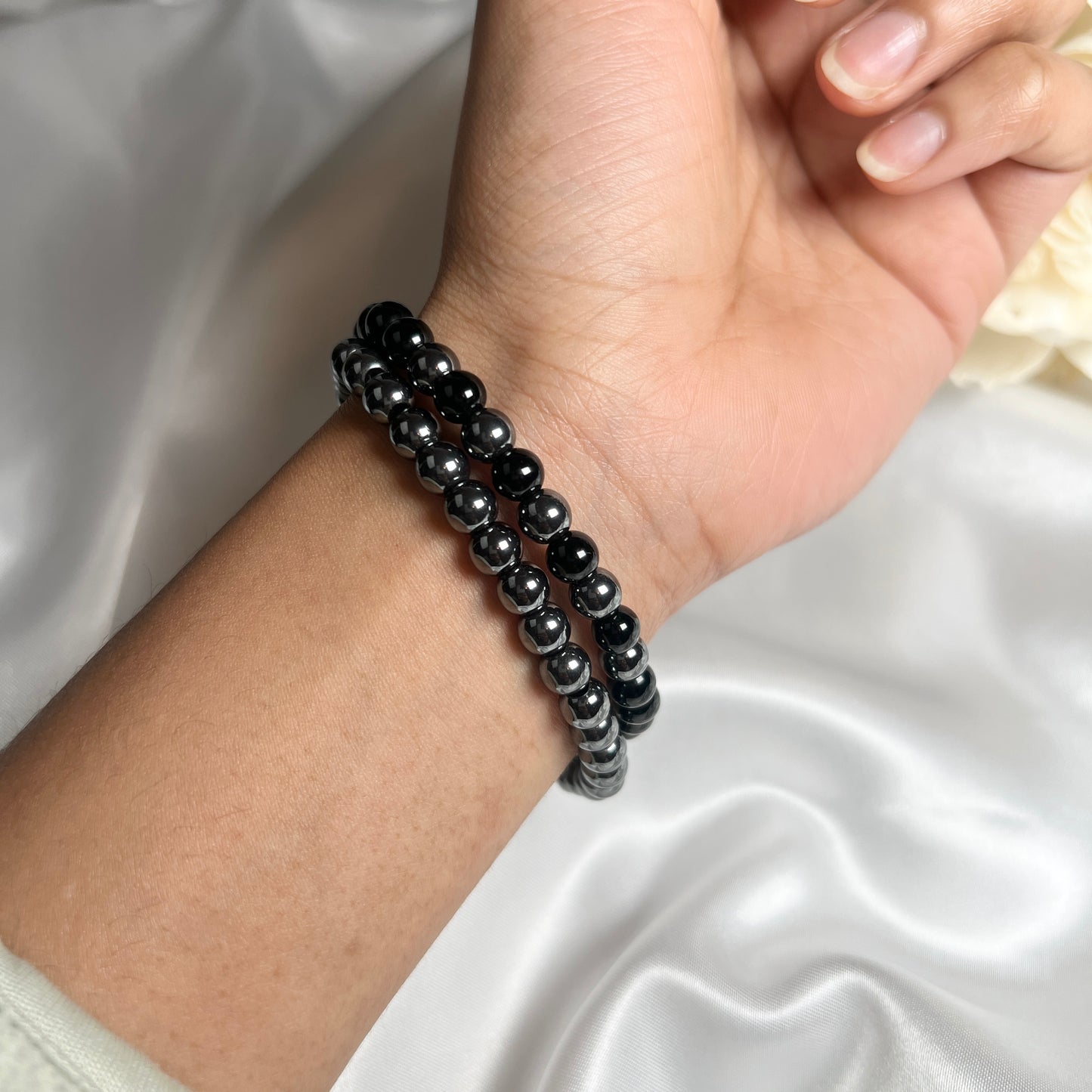 Hematite and Black Obsidian - 18cm