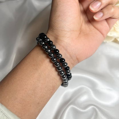 Hematite and Black Obsidian - 18cm