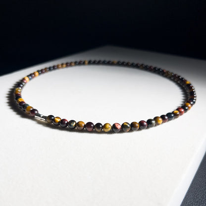 Apex Necklace | Colourful Tiger's Eye