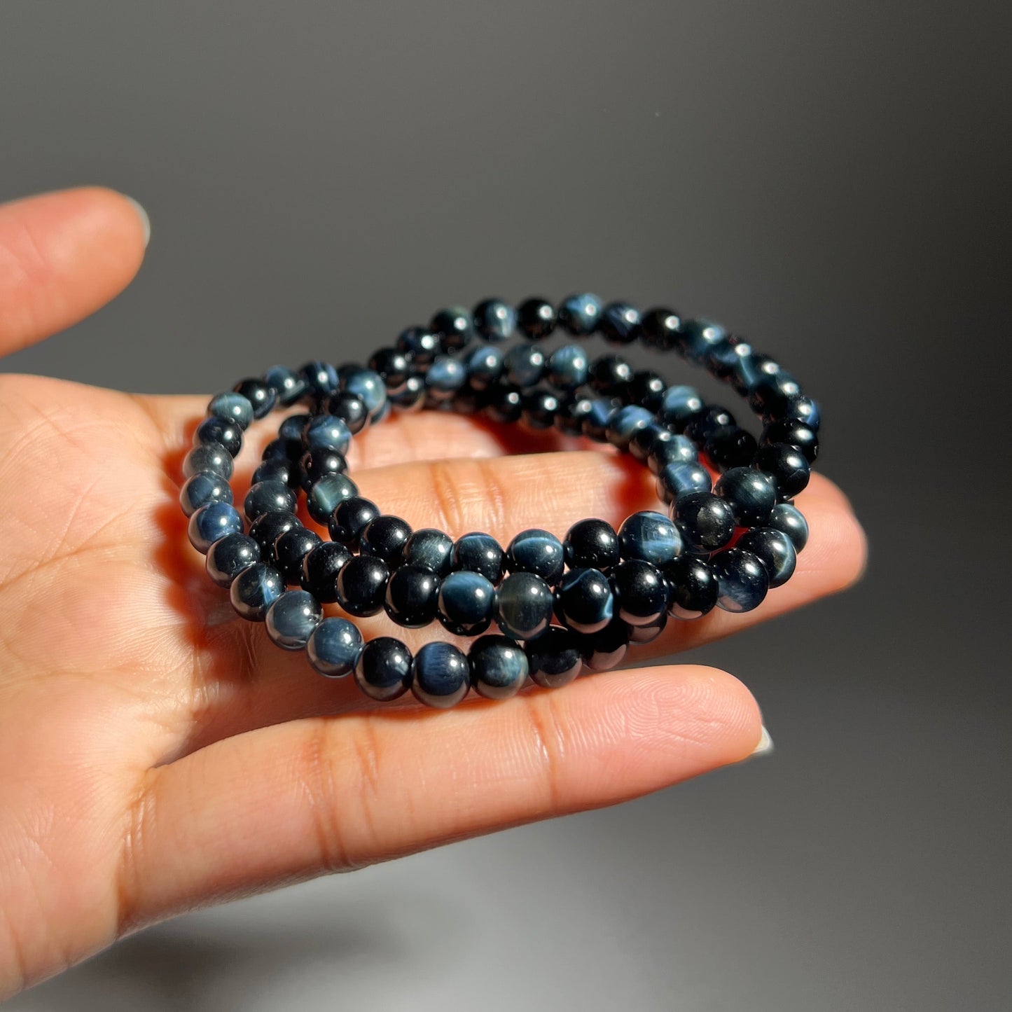 Blue Tiger Eye (Hawk's Eye) - 18cm