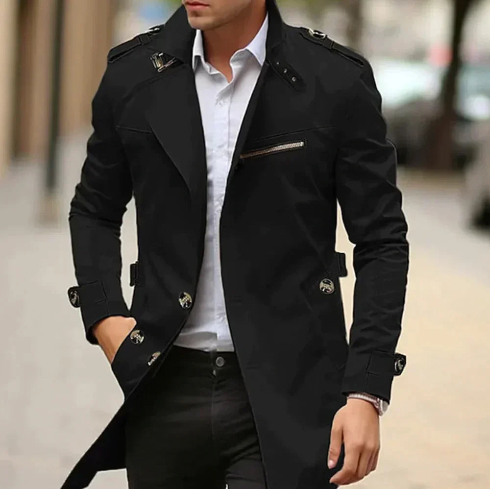 Men's elegant trench coat
