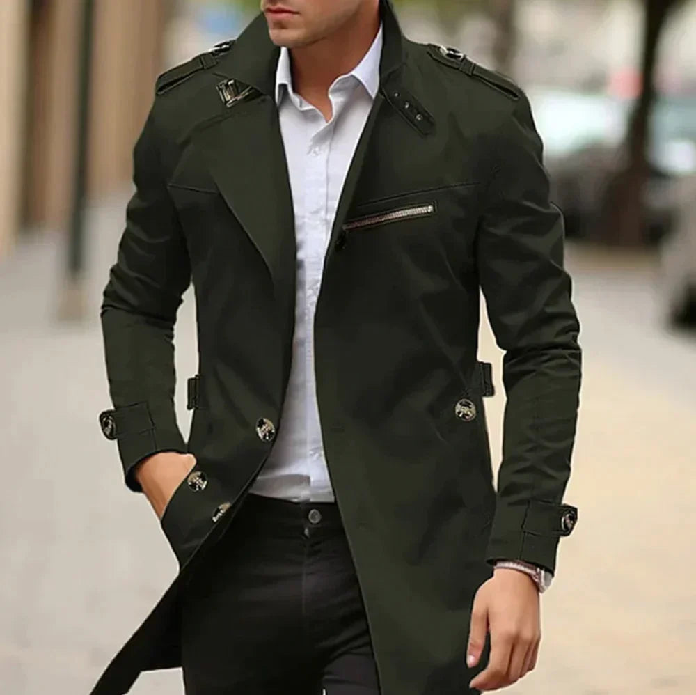 Men's elegant trench coat