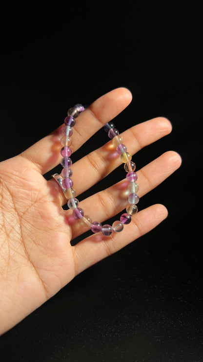 Rainbow Fluorite - 6mm