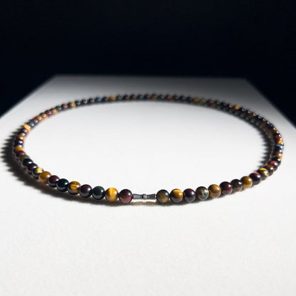 Apex Necklace | Colourful Tiger's Eye
