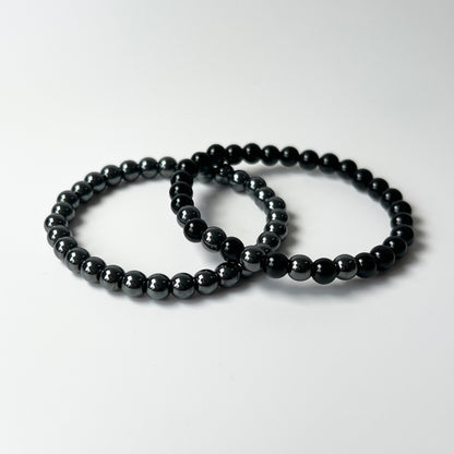 Hematite and Black Obsidian - 16cm