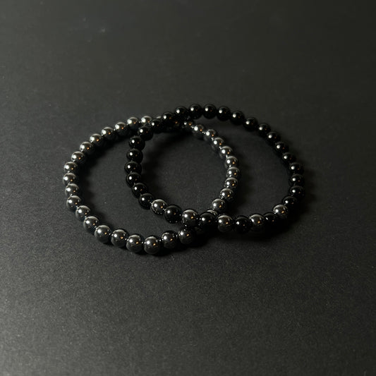 Hematite and Black Obsidian - 17cm