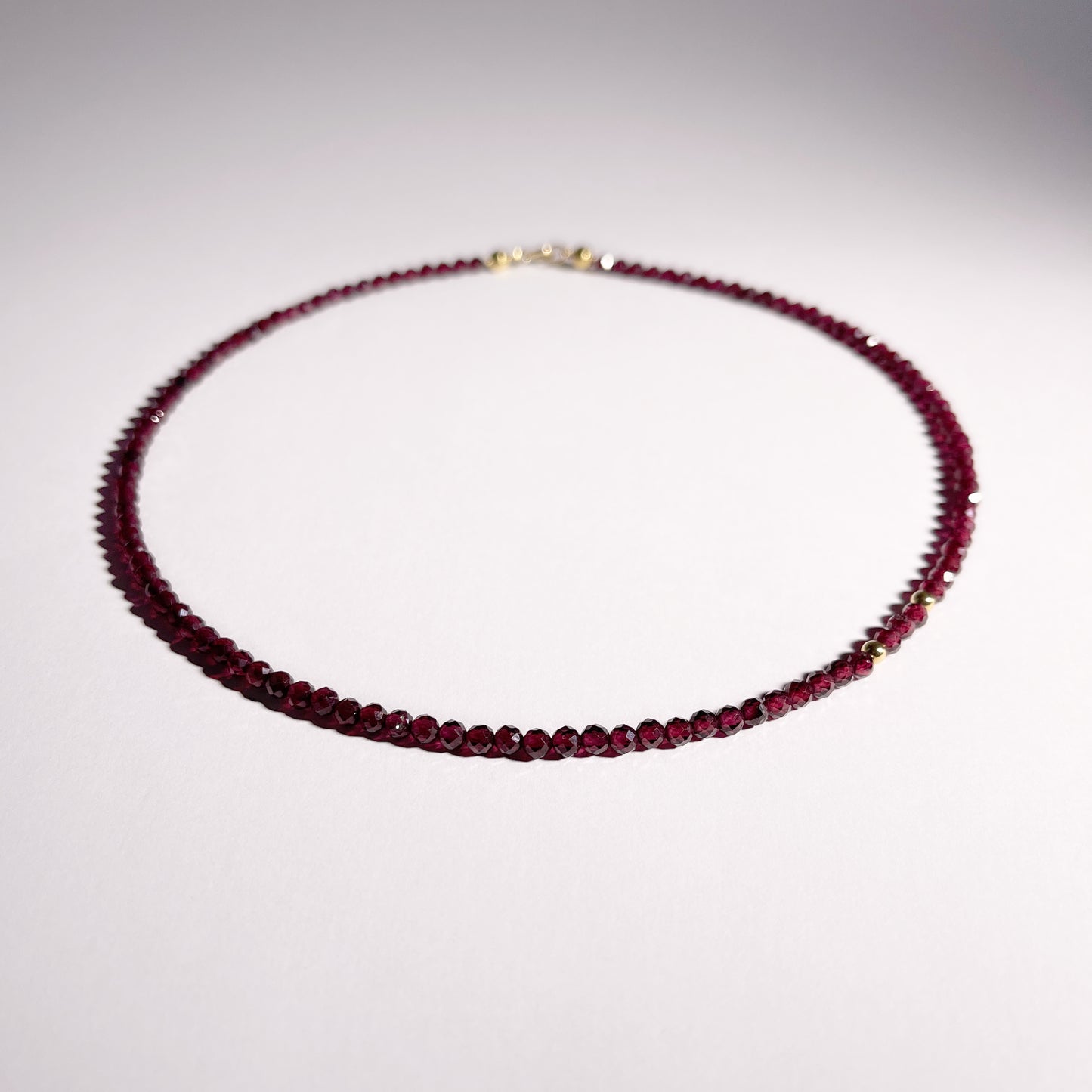 LUMINÈ — Garnet Necklace