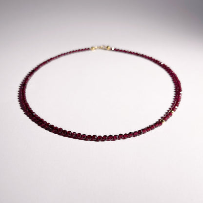 LUMINÈ — Garnet Necklace