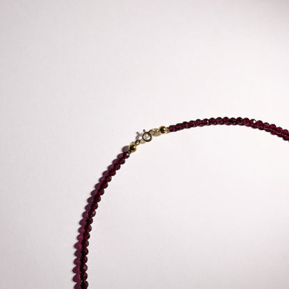 LUMINÈ — Garnet Necklace