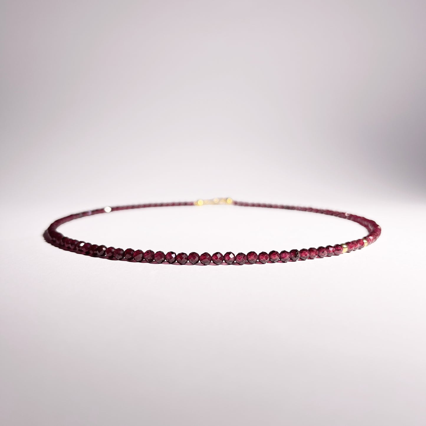 LUMINÈ — Garnet Necklace