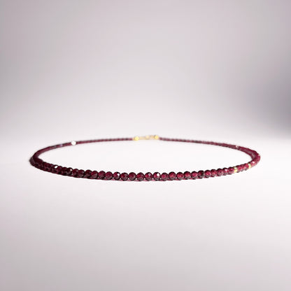 LUMINÈ — Garnet Necklace