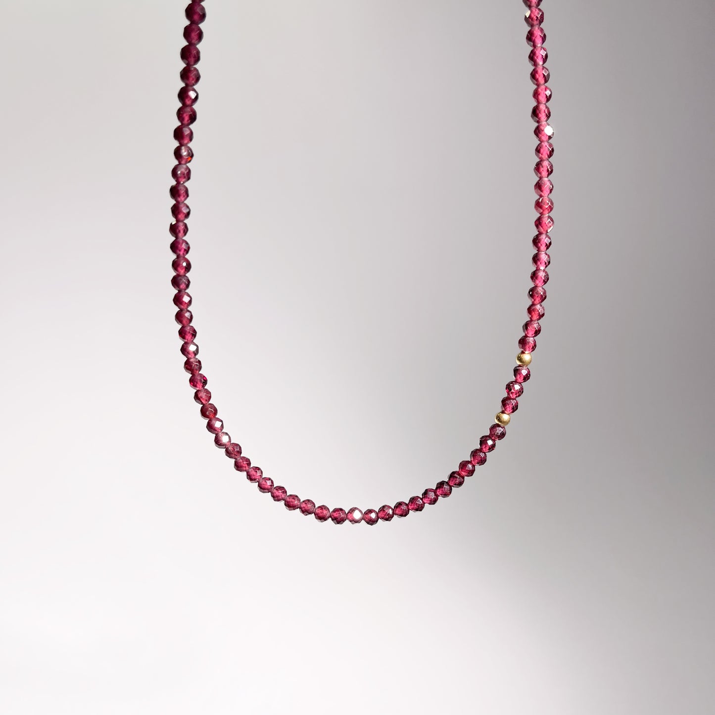 LUMINÈ — Garnet Necklace