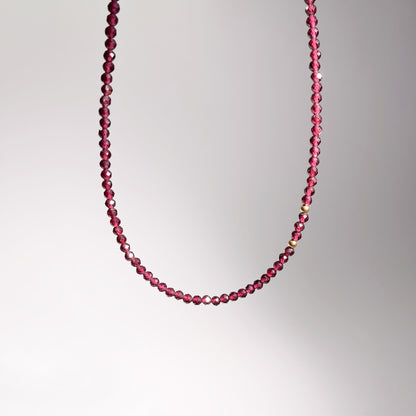 LUMINÈ — Garnet Necklace