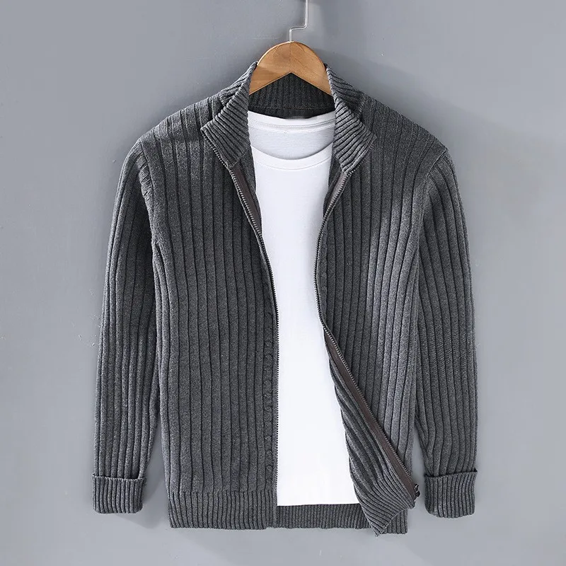 Marco men's cotton zip cardigan