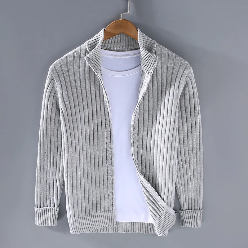 Marco men's cotton zip cardigan